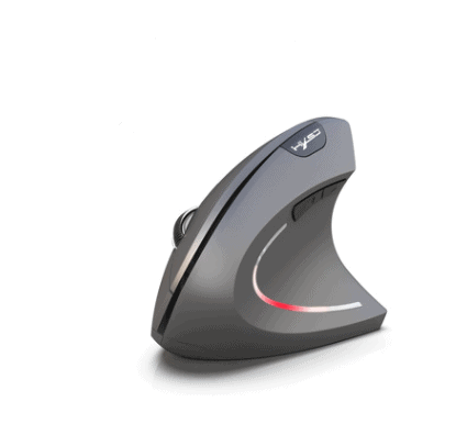 souris gamer verticale grise