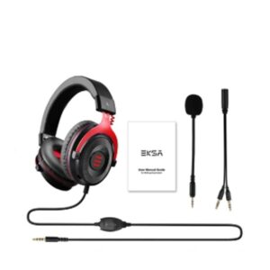 Casque gamer switch avec micro rouge